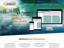 Tablet Screenshot of digycom.com.br